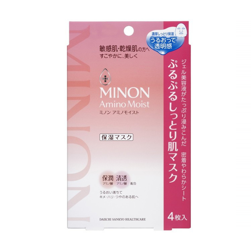 日本MINON/蜜浓保湿面膜 4枚/盒