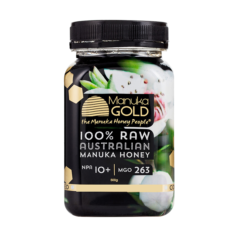 Manuka GOLD 100% 澳洲纯天然麦卢卡蜂蜜 (活性10+)  500g