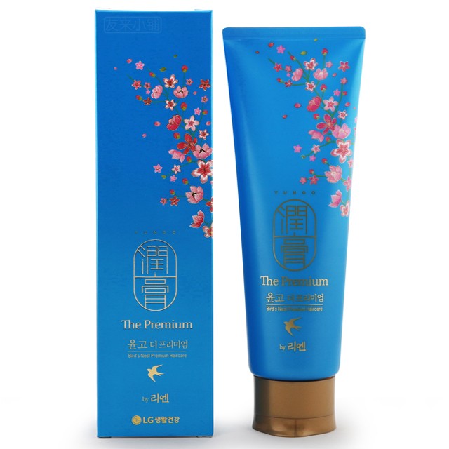 韩国YUNGO润膏洗发护发蓝色250ml/瓶